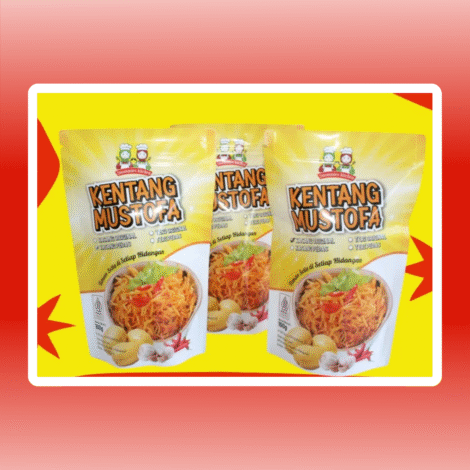 •_Kentang Mustofa Kacang Original_Kacang Pedas ukuran 100 g