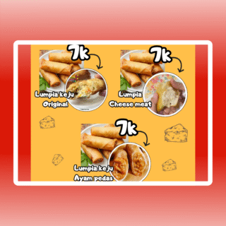 •_Lumpia Keju Original_Lumpia Cheese Meat_Lumpia Keju Ayam Pedas